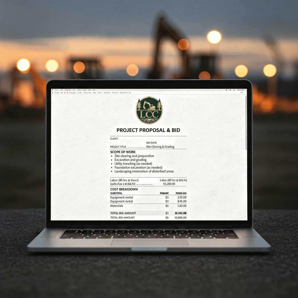 business bid pdf template