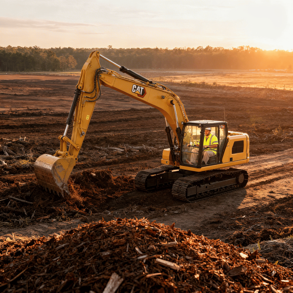 excavator tiktok content creation