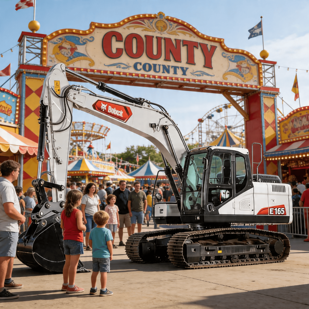 heavy equipment event branding